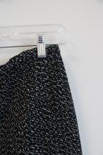 J.G. Hook Black and Cream Speckled Polyester Two Piece Blazer and Skirt | 12P