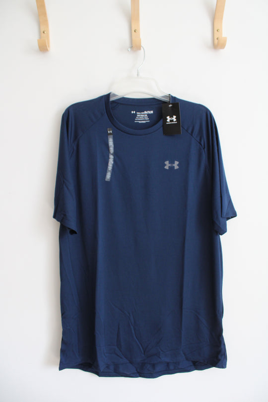 NEW Under Armour Navy The Tech Tee | XL Tall