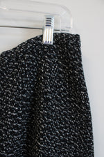 J.G. Hook Black and Cream Speckled Polyester Two Piece Blazer and Skirt | 12P