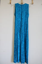 Sarah Elizabeth Vintage Blue Floral Maxi Dress | 10