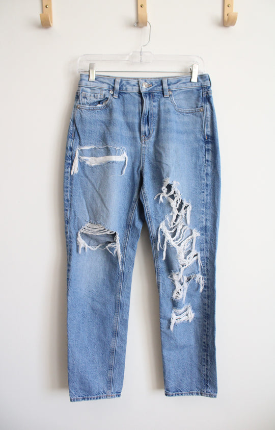 American Eagle Distressed Mom Jeans | 4