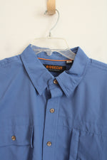 NEW Ridgecut Toughwear Blue Riverside Button Down Shirt | L