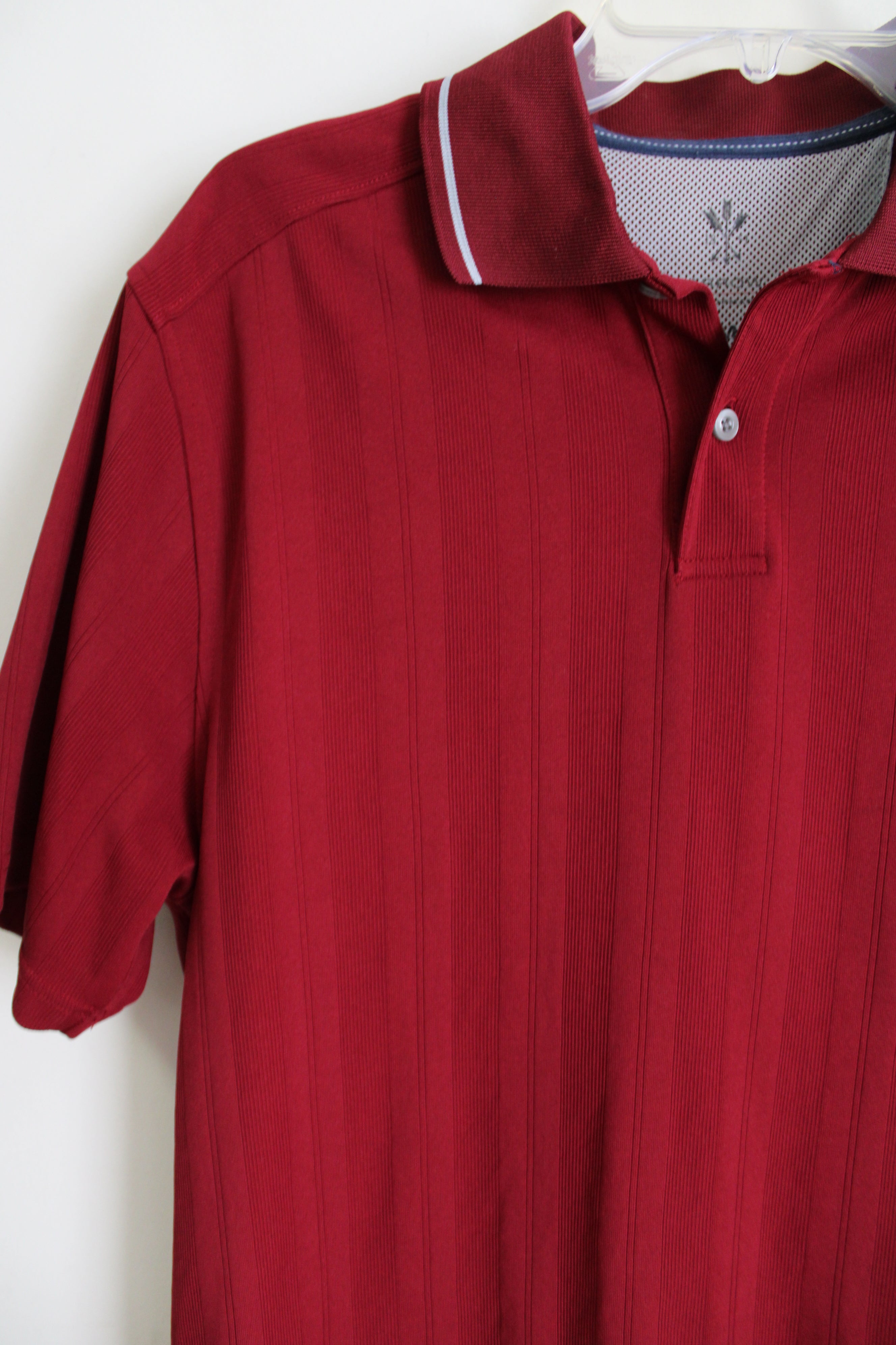 Arrow Performance Maroon Red Polo Shirt | M