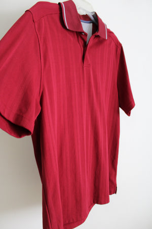 Arrow Performance Maroon Red Polo Shirt | M