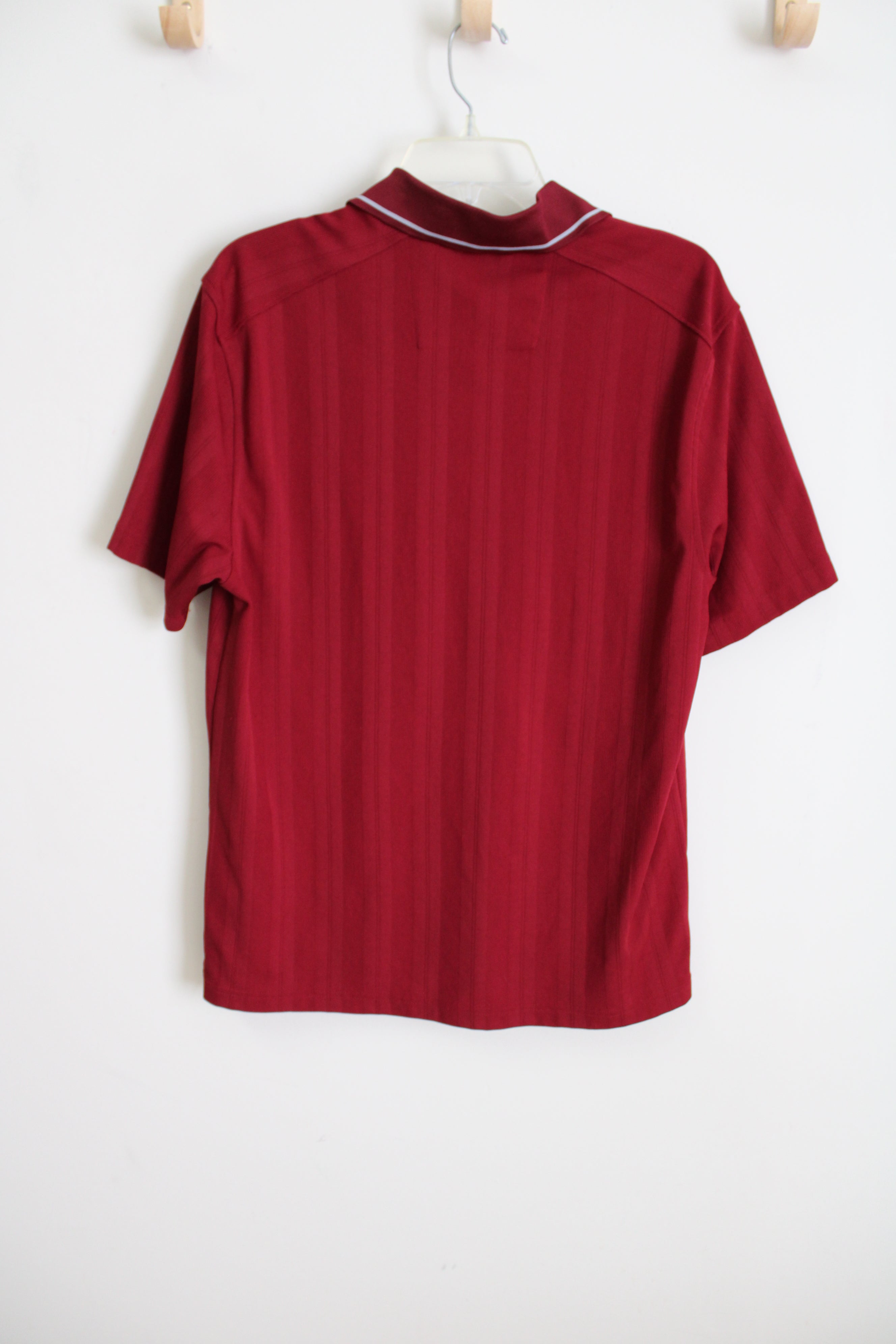 Arrow Performance Maroon Red Polo Shirt | M