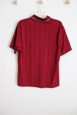 Arrow Performance Maroon Red Polo Shirt | M