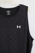 Under Armour Fitted Black Heathered Tank | XXL