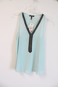 NEW KIIND OF Blue Chiffon Top | S