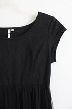 Lauren Conrad Black Lace Tulle Skirt Dress | XL