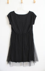 Lauren Conrad Black Lace Tulle Skirt Dress | XL