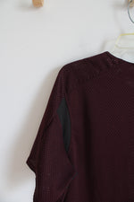 Majestic Maroon Mesh Phillies Jersey | L