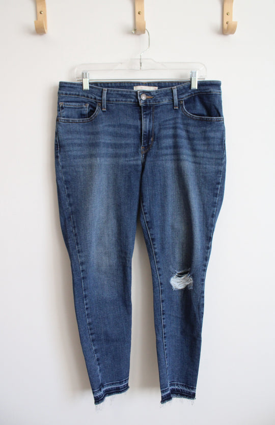 Levi's 711 Skinny Frayed Hem Jeans | 32/14