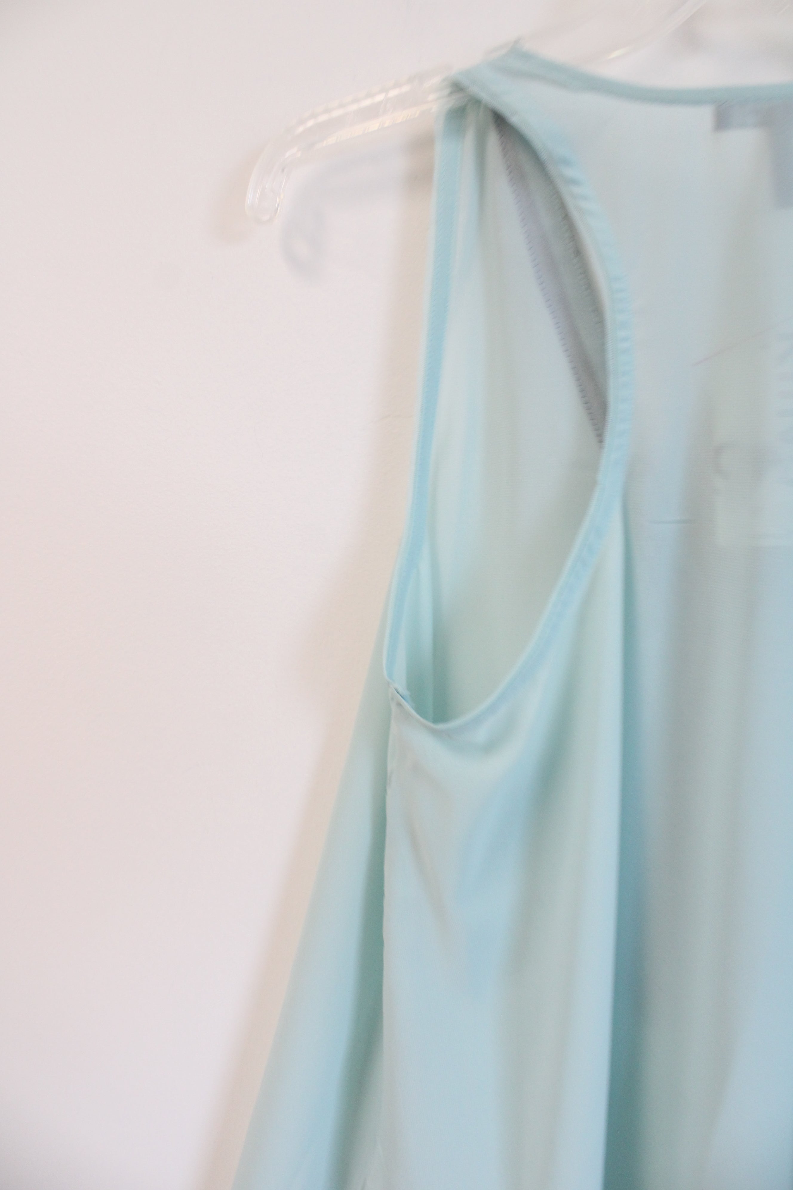NEW KIIND OF Blue Chiffon Top | S
