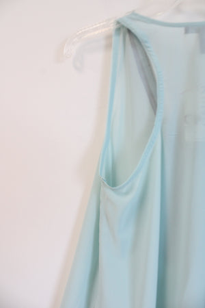 NEW KIIND OF Blue Chiffon Top | S