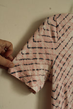 Banana Republic Pink and Light Gray Malibu Tee | S