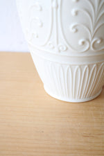 Lenox Ivory Porcelain Gold Rimmed Empire Vase
