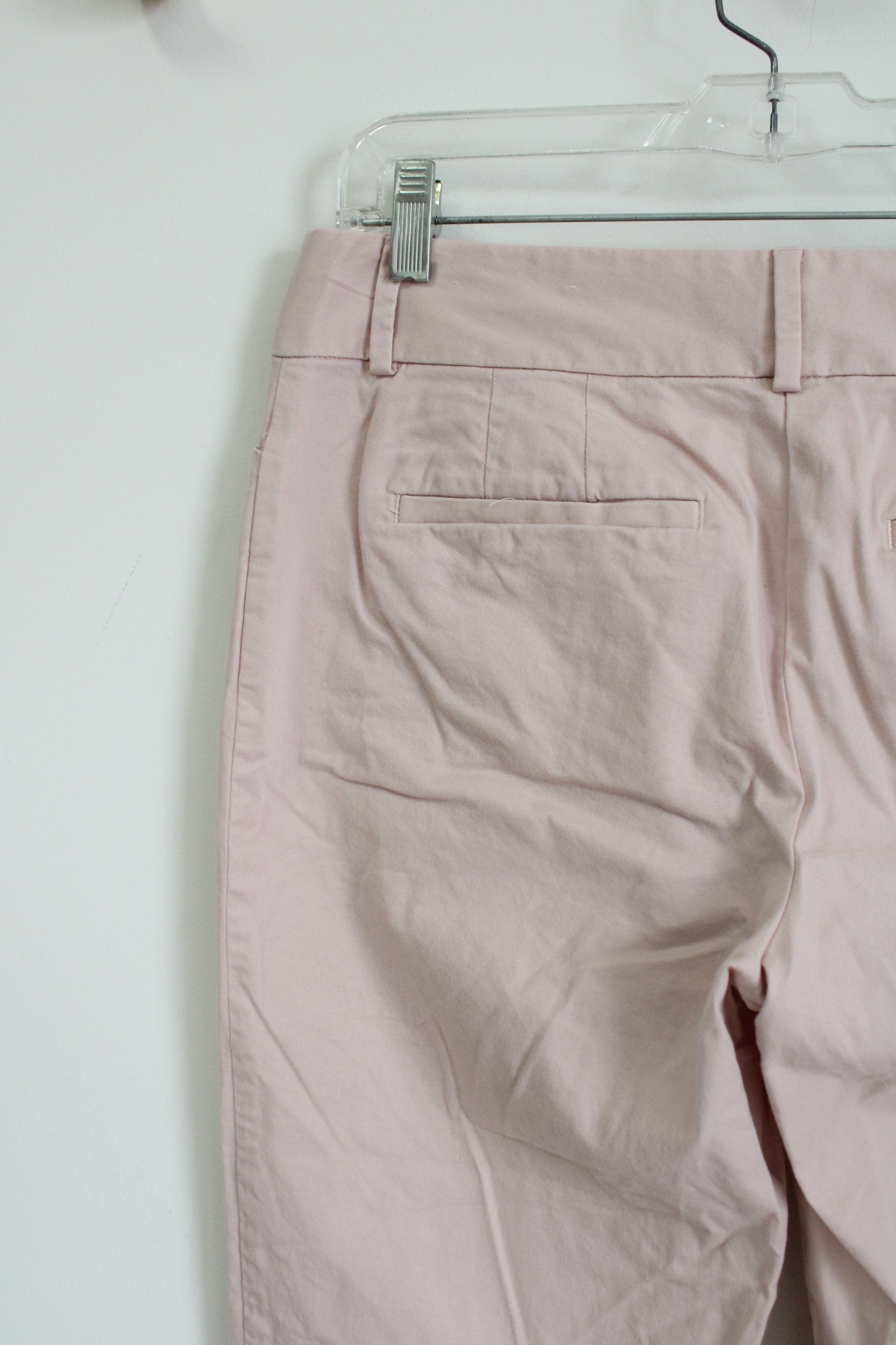 Ann Taylor LOFT Julie Light Pink Capri Pant | 4