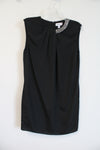 Phillip Lim Black Beaded Neck Line Dress | S