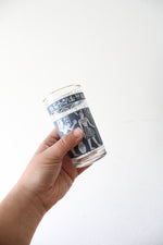 Vintage Egyptian Hieroglyphic 12oz Glass