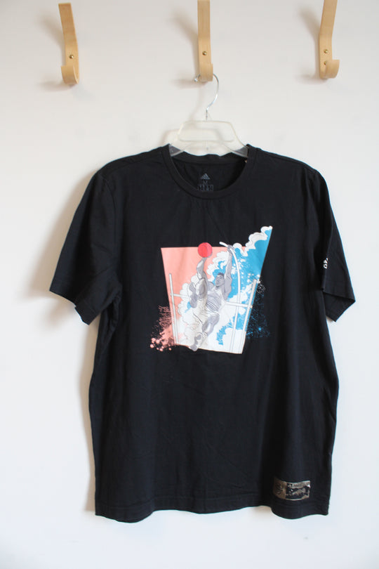 Adidas Black Donovan Mitchell Shirt | M