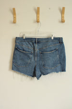 Old Navy Medium Wash Distressed Denim Shorts | 20