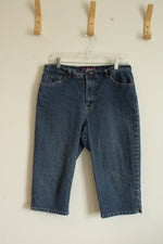Gloria Vanderbilt Medium wash Denim Capris | 14P