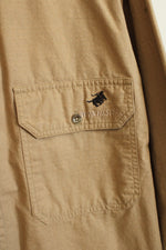 Winchester Tan Utility LS Cotton Button Down Shirt | L