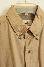 Winchester Tan Utility LS Cotton Button Down Shirt | L