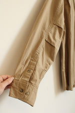 Winchester Tan Utility LS Cotton Button Down Shirt | L