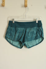 Lululemon Teal Athletic Dot Shorts | S