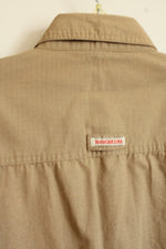 Winchester Tan Utility LS Cotton Button Down Shirt | L