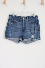 Old Navy High-Rise OG Straight Denim Shorts | 8