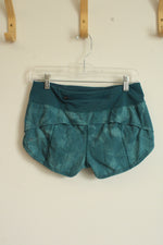 Lululemon Teal Athletic Dot Shorts | S