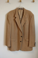 Tailor's Row by Deansgate Tan Camel Hair Blazer | 44L