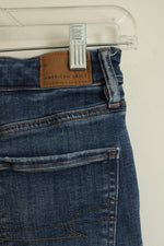 American Eagle Medium wash Cuffed Denim Shorts | 00