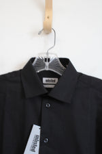 NEW Unlisted Regular Fit Black Button Down Shirt | S