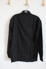 NEW Unlisted Regular Fit Black Button Down Shirt | S