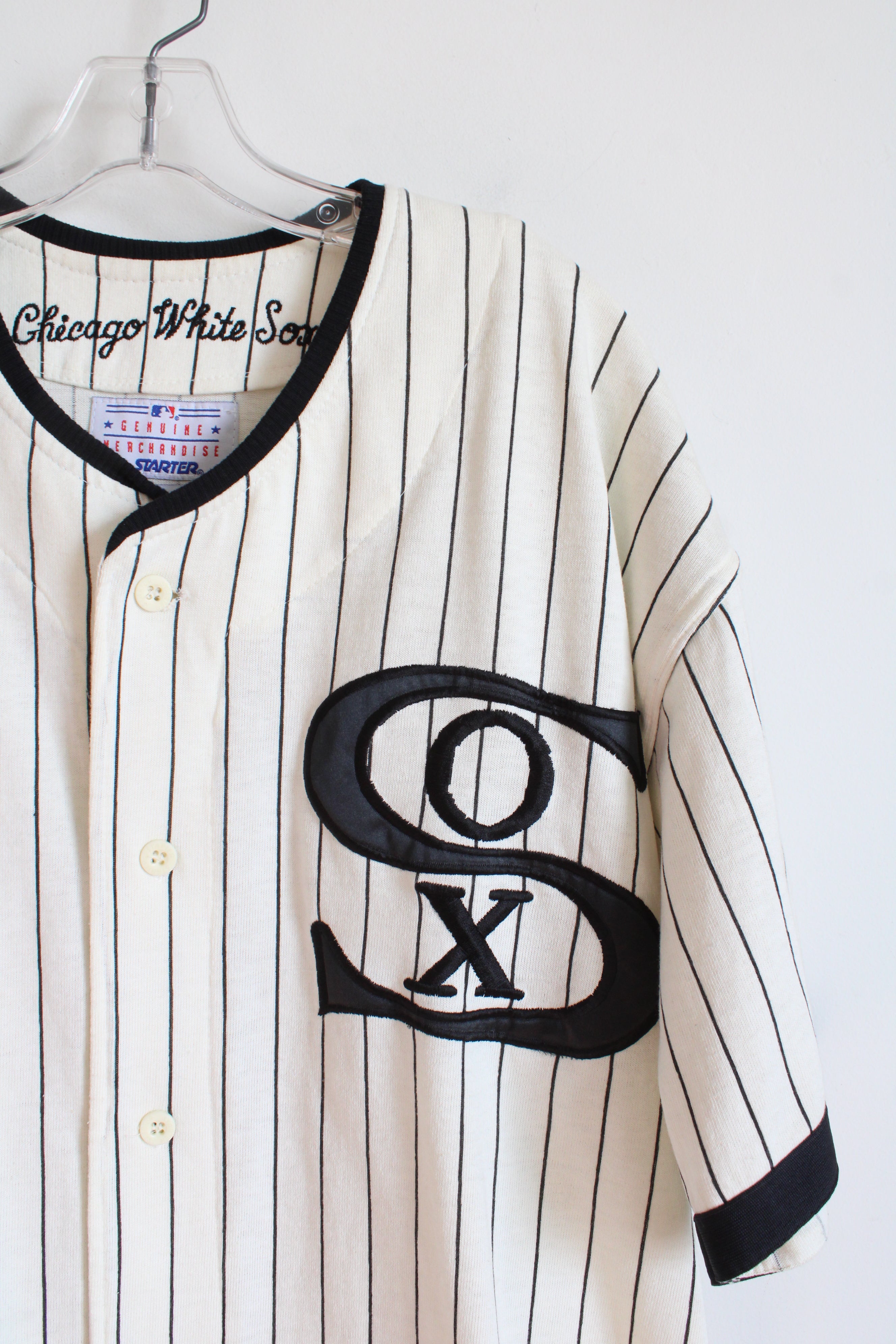 Starter By Genuine Merchandise MLB Chicago White Sox Vintage Striped Jersey | L
