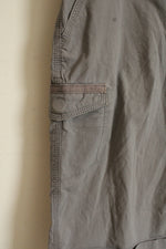 Dkny Jeans Gray Cuffed Cargo Bermuda Shorts | 10