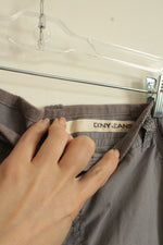 Dkny Jeans Gray Cuffed Cargo Bermuda Shorts | 10