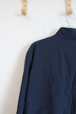 NEW Merrell Dark Navy Blue Lightweight Windbreaker 1/2 Zip Pullover | XXL
