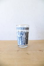 Vintage Egyptian Hieroglyphic 8oz Glass