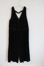 Torrid Black Ribbed Velvet Jumpsuit | 2XL