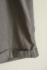 Dkny Jeans Gray Cuffed Cargo Bermuda Shorts | 10