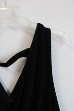 Torrid Black Ribbed Velvet Jumpsuit | 2XL