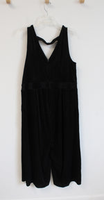 Torrid Black Ribbed Velvet Jumpsuit | 2XL