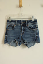 American Eagle Medium wash Cut-off Denim Shorts | 000