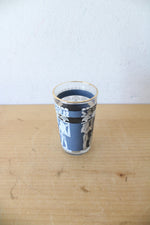 Vintage Egyptian Hieroglyphic 8oz Glass