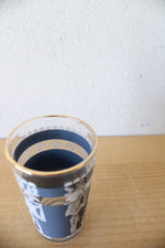Vintage Egyptian Hieroglyphic 8oz Glass