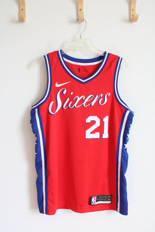 NBA Dri-Fit Philadelphia 76ers Embiid #21 Jersey | M